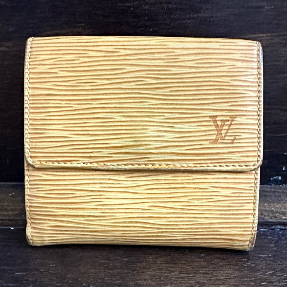 Louis Vuitton Epi Wallet yellow preloved